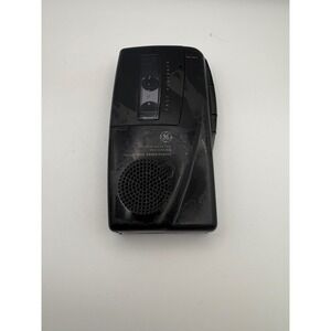 GE Microcassette Recorder Black Handheld Voice Dictation Machine 3-5379A